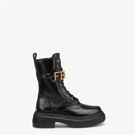 fendi black biker boots|fendi plaid cowboy boots.